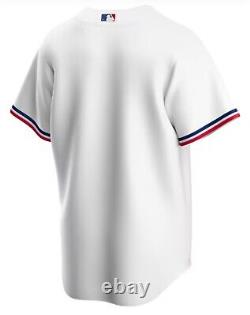 Men's Texas Rangers Nike White Home Replica Team Jersey Size XL New Sealed
