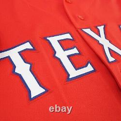 Michael Young 2010 Texas Rangers World Series Men's Alt Red Jersey (S-3XL)