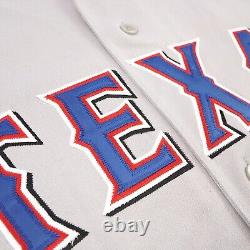 Michael Young 2010 Texas Rangers World Series Men's Grey Road Jersey (S-3XL)