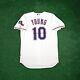 Michael Young 2014 Texas Rangers Authentic On-field Home White Cool Base Jersey