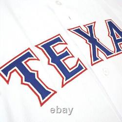 Michael Young 2014 Texas Rangers Authentic On-Field Home White Cool Base Jersey