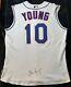 Michael Young Autographed Texas Rangers Sleeveless Jersey 2008 Size 44 Psa Auth