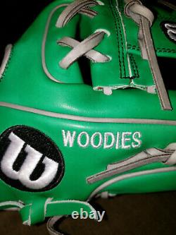 NEW CUSTOM Texas Rangers DOWN EAST WOOD DUCKS WOODIES Wilson A2000 Glove