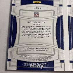 NOLAN RYAN /10 Game Worn Legendary Materials Booklet 2022 National Treasures