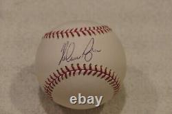 NOLAN RYAN AUTOGRAPHED OFFICIAL MLB BASEBALL TEXAS RANGERS MLB Certification