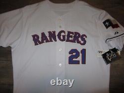 NWT Texas Rangers Sammy Sosa MLB Baseball Majestic Authentic Jersey 52 Sewn Team
