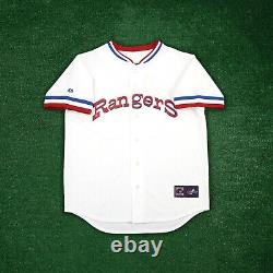 Nathaniel Lowe 1972 Texas Rangers Cooperstown Men's Home White Throwback Jersey