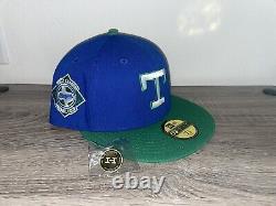 New Era 59Fifty Cool Fashion Texas Rangers Arlington Patch Hat 7 3/4 Hat Club