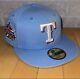 New Era 59fifty Texas Rangers Fitted Hat Size 7 3/8 Grey Uv 1995 Asg Patch