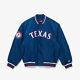 New Era Mlb Texas Rangers Logo Stadium Jacket, Blue