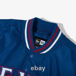 New Era MLB Texas Rangers Logo Stadium Jacket, Blue