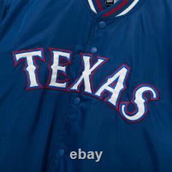 New Era MLB Texas Rangers Logo Stadium Jacket, Blue