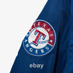 New Era MLB Texas Rangers Logo Stadium Jacket, Blue