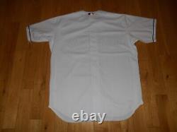 New Rawlings White Home TEXAS RANGERS Authentic Collection MLB Team JERSEY Sz 48