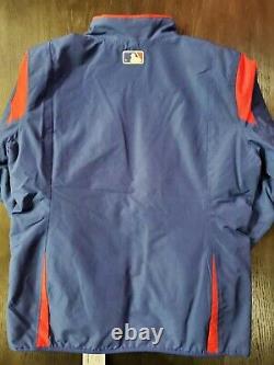 New Women's Texas Rangers Majestic On-Field Therma Base Thermal Full-Zip Jacket
