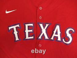 Nike Texas Rangers Andrus #1 Red Baseball Jersey Men's Size 3XL NWT