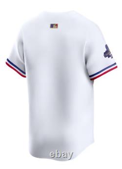 Nike Texas Rangers Mens White 2023 World Series Gold Collection Limited Baseball