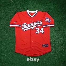 Nolan Ryan 1984 Texas Rangers Cooperstown Men's Alt Red Throwback Jersey