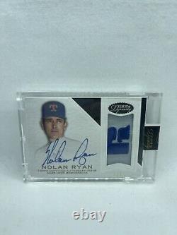 Nolan Ryan 2016 Topps Dynasty Game Used Russell Patch 1/1 Auto