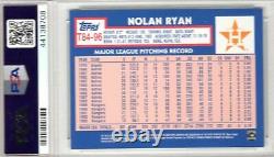 Nolan Ryan 2019 Topps PSA 10 Gem Mint POP 4 RARE 1984 Baseball 96 Houston Astros