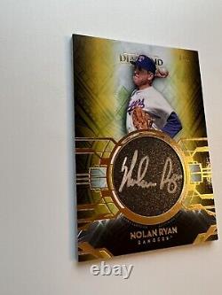 Nolan Ryan 2021 Diamond Icons Baseball Silver Ink Auto True 1/1 On-Card Gold