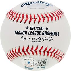 Nolan Ryan Autographed Mlb Baseball Texas Rangers 324 Wins Beckett 201273