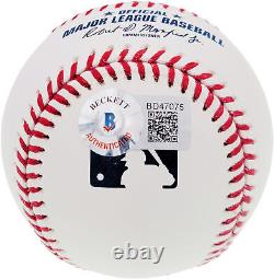 Nolan Ryan Autographed Mlb Baseball Texas Rangers 324 Wins Beckett 201273