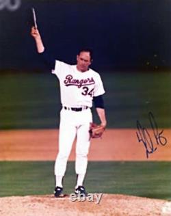 Nolan Ryan Autographed / Signed Texas Rangers Baseball 8x10 Photo