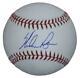 Nolan Ryan Autographed/signed Texas Rangers Oml Baseball Bas 31262