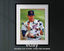 Nolan Ryan Express Texas Rangers MLB Baseball Pitcher Art Print 1AM3