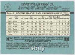 Nolan Ryan P Texas Rangers Donruss Leaf 1991 #89 MLB Baseball Trading Card