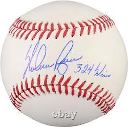 Nolan Ryan Rangers Signed Baseball with 324 Wins Insc-Fanatics