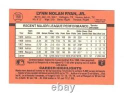 Nolan Ryan Texas Rangers 1990 Donruss #166 Baseball Card