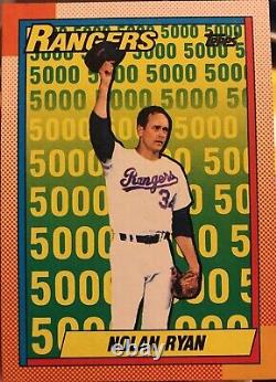 Nolan Ryan Texas Rangers 5000 Topps 1990 #5 error card(1989-)