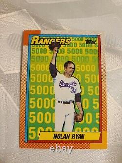 Nolan Ryan Texas Rangers 5000 Topps 1990 Card 5 1989 NG