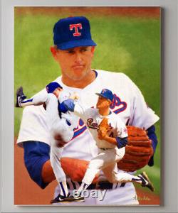 Nolan Ryan Texas Rangers MLB Baseball Stadium Art Print 11x14-48x36