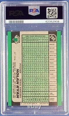 Nolan Ryantexas Rangers (pop 106) 1991 Bowman Psa-10 Gem-mt Baseball Card #280