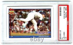 Nolan Ryantexas Rangers (pop 502) 1991 Topps Psa-10 Gem-mt Hot Baseball Card #1