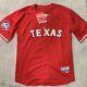 Official Texas Rangers Nelson Cruz 2012 40th Anniversary Red Jersey Size 56