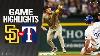 Padres Vs Rangers Highlights 7 2 24 Mlb Highlights