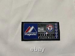 Prince Fielder #84 Texas Rangers MLB Majestic Authentic Sewn Jersey Men's XL
