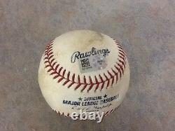 Prince Fielder GAME USED Baseball Career RBI #889 Hit #1157 Texas Rangers MLB