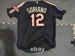 RARE Alphonso Soriano 2004 MLB All-Star Jersey Large Majestic Rangers American