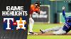 Rangers Vs Astros Game Highlights 7 12 24 Mlb Highlights