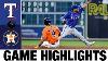 Rangers Vs Astros Game Highlights 7 23 21 Mlb Highlights