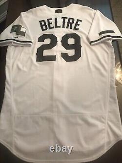 Rare Adrian Beltre Authentic On-Field Texas Rangers Memorial Day Jersey 48/XL