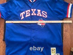 Rare Baseball Jersey Texas Rangers Buddy Bell SZ 4X All Star Player