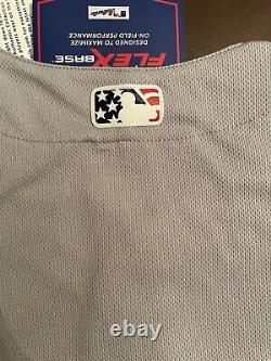 Rare July 4th Texas Rangers Authentic On-Field Majestic US Away Jersey 48/XL NWT
