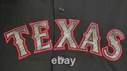 Rare Majestic Cool Base Texas Rangers Black Baseball Jersey In Size XXL