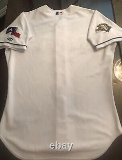 Rare Team Issued 2001 Texas Rangers Authentic On-Field Rawlings Jersey Size 46